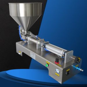 Semi-automatic Bottle Filling Machine 0.4-0.6MP Air Pressure for Paste semi liquid